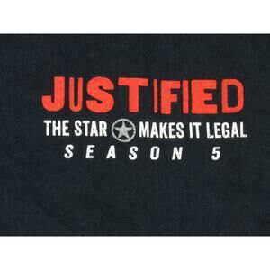Y2K Justified The Star Makes It Legal Season 5 FX TV Timothy Olyphant T Shirt